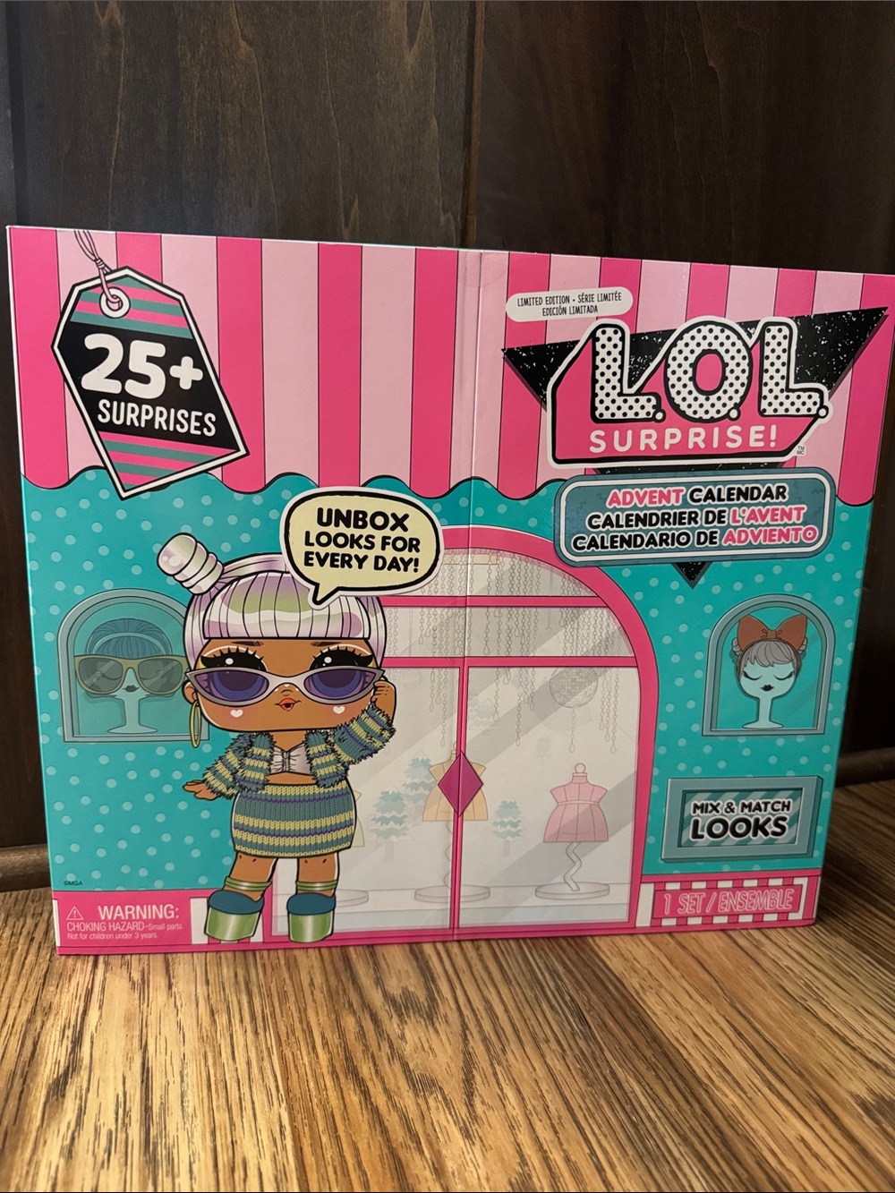 NEW!! L.O.L. Surprise! Kids Advent Calendar - Pink & Teal